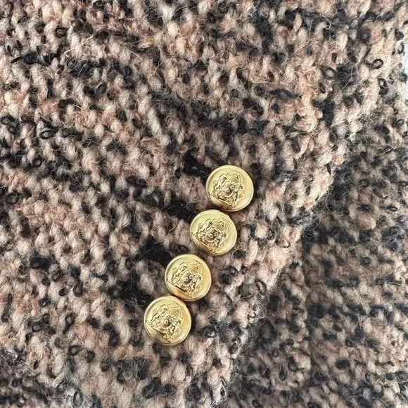 Celine Oversized Tweed Cardigan in Leopard 38 - Picture 9 of 10